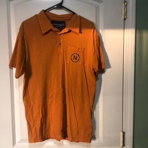 Nautica orange boys polo shit